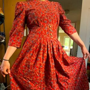 Vintage Miss Dorby Floral Dress